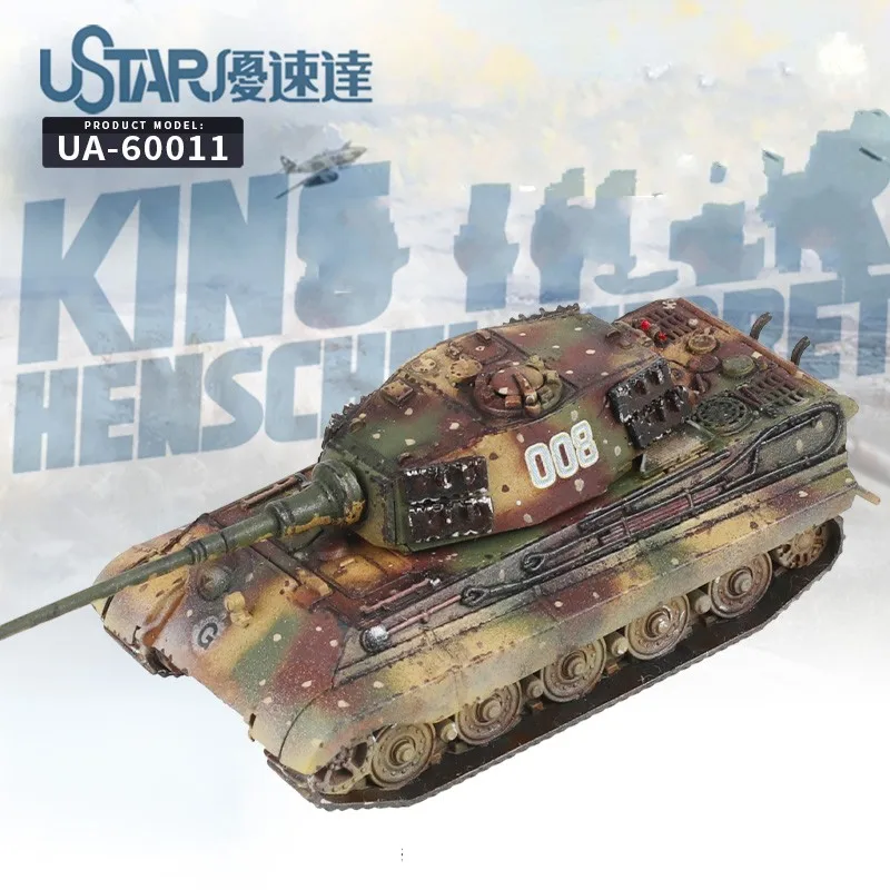 

Сборная модель танка Ustar UA60011 серии Tiger King-Henschel Tiger King 1/144, строительные комплекты для моделирования Gundam Hobby DIY