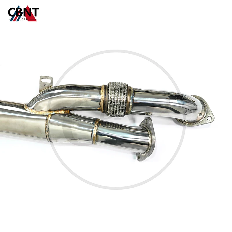 CBNT средняя выхлопная труба &amp Catback глушитель с клапаном производительности SS304