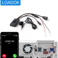 car bluetooth 5 0 adapter aux in wireless audio 11pin11 p with handfree mic call cable adapter for pioneer cd ip bus