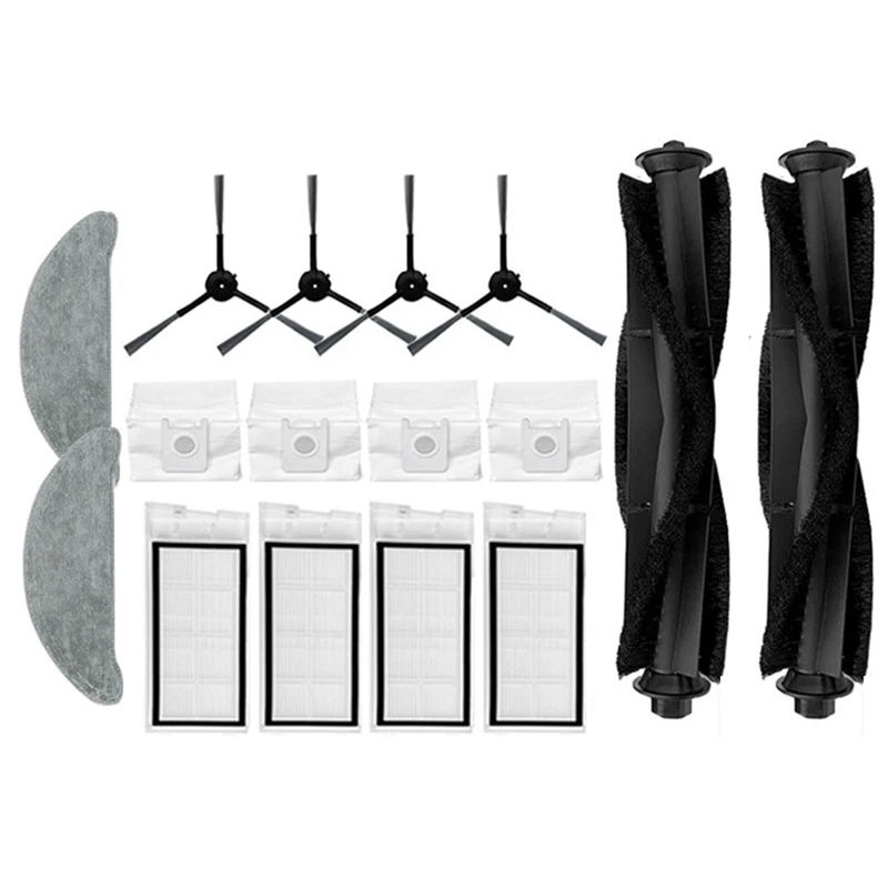 

Main Side Brush Filter Mop Cloth And Dust Bag Replacement Accessories For Xiaomi Roidmi Eve Plus Robot Vacuum Cleaner