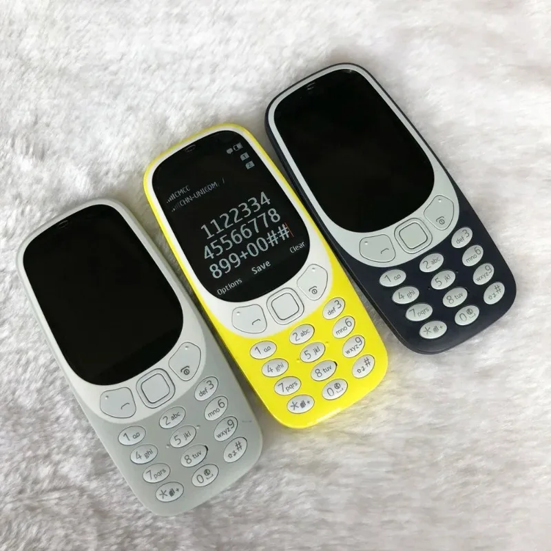 Заводские разблокированные телефоны Nokia 3310 (версия 2017 года), 2G GSM, две SIM-карты, двойной режим ожидания, классический кнопочный телефон, длительное время работы в режиме ожидания (art.: 3920dbd27eefd) - 3920dbd27eefd