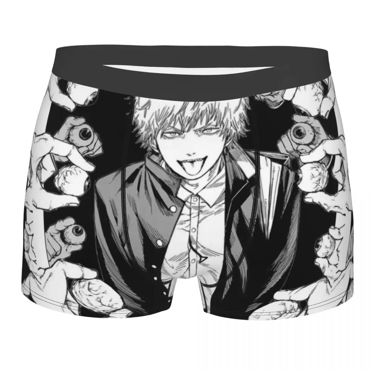 

Denji Chainsaw Man Men Underwear Anime Boxer Shorts Panties Hot Soft Underpants for Male Underwear for Men Print Polyester