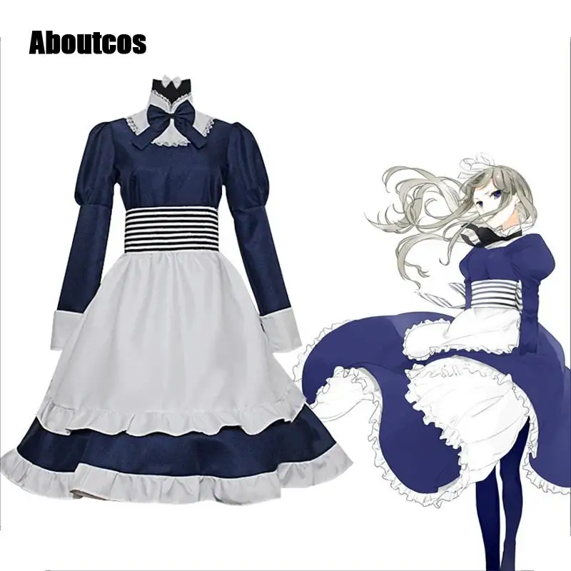 

Aboutcos Anime Axis Powers Cosplay Costumes Nataliya Arlovskaya Cosplay Costume Maid Dresses Halloween Carnival Party Costume