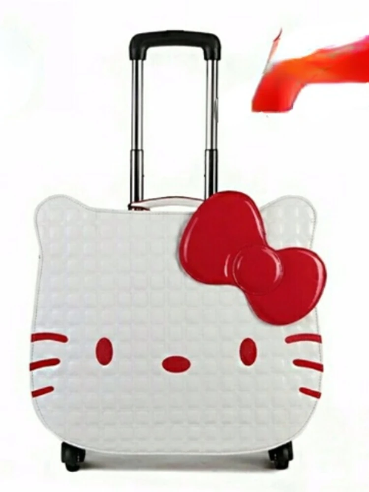 Children's Trolley Case Small Cartoon Travel Student Cute Girl Password Boarding Suitcase Hellokitty Sanrio Lightweight