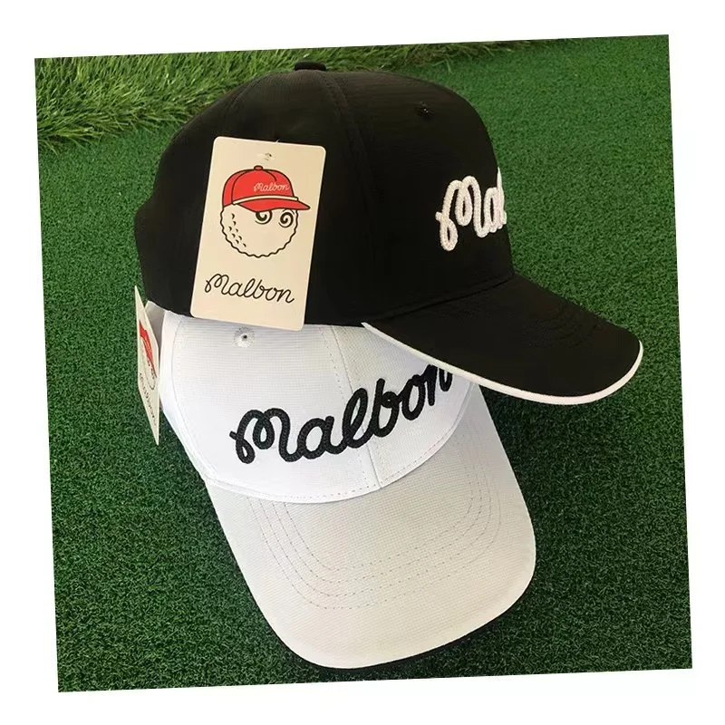 

Golf Hat Men's and Women's South korea New Malbon Sun Protection Sunshade Brim Hat Baseball Golf Hat Fisherman Hat