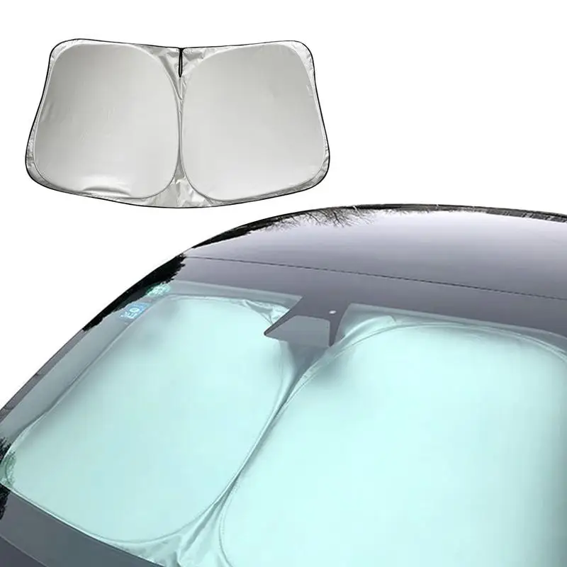 

Car Windshield Sun Shade Covers Visors Auto Front Window Sunscreen Parasol Coche For Tesla Model 3 Y Sunshade Accessories New