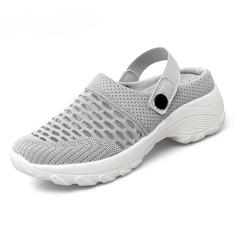 

Женские слайдеры без шнуровки, Летние удобные блестящие туфли на плоской подошве