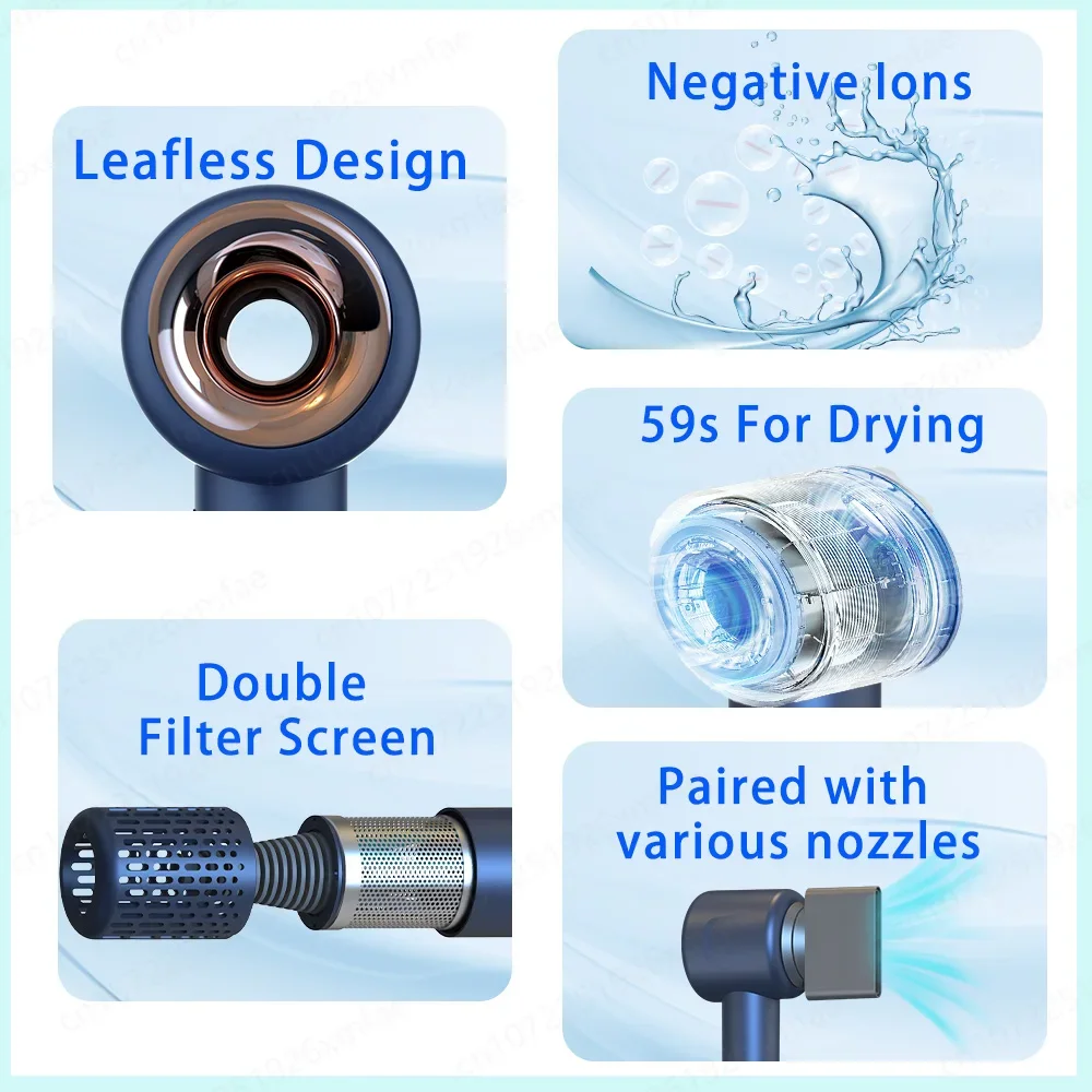 Профессиональный фен для волос DYSO мощный Фен салона отрицательные ионные