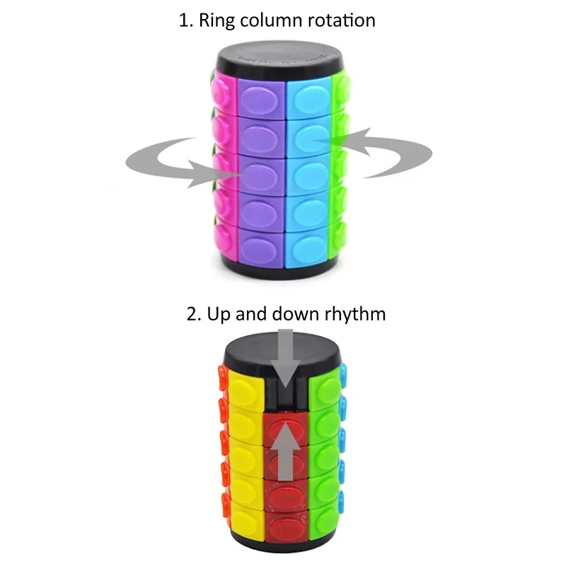 Креативная 3D вращающаяся скользящая цилиндрическая фотобашня для снятия