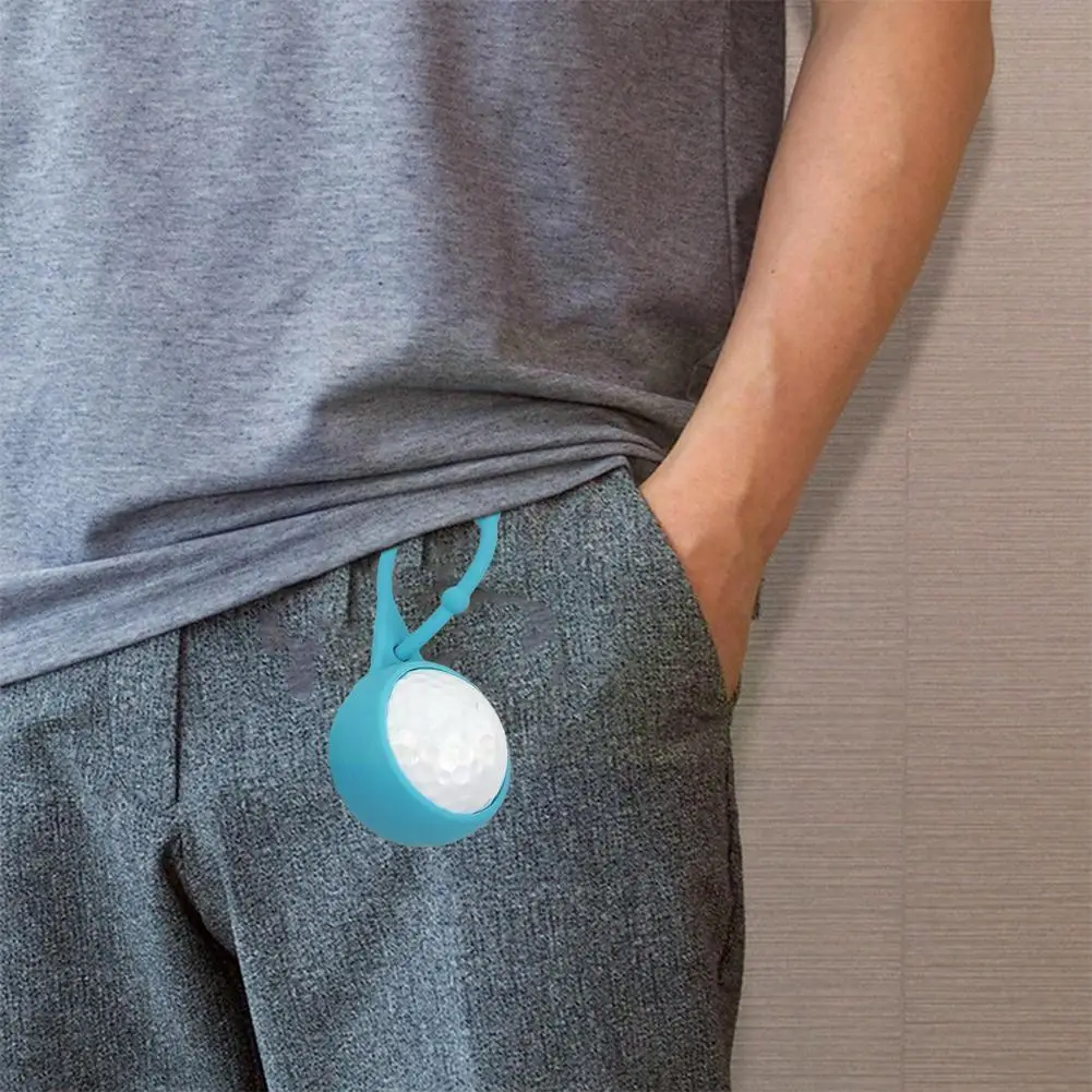 

Силиконовый держатель для мяча для гольфа, мягкий защитный цветной чехол для брелока в виде мяча для гольфа, конфеты, портативные аксессуар...