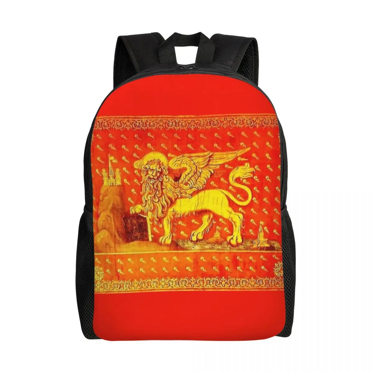 Рюкзак для ноутбука с флагом Венеции Венеето на заказ женский и мужской модный