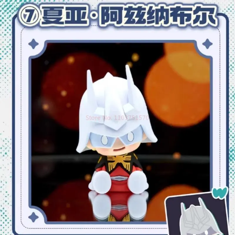Фото Оригинальная коллекционная фигурка Bandai Gundam Blind Box Pote Potte R GQuuuuuuX с наклоненной головой, настольное украшение для коллекционеров аниме №5