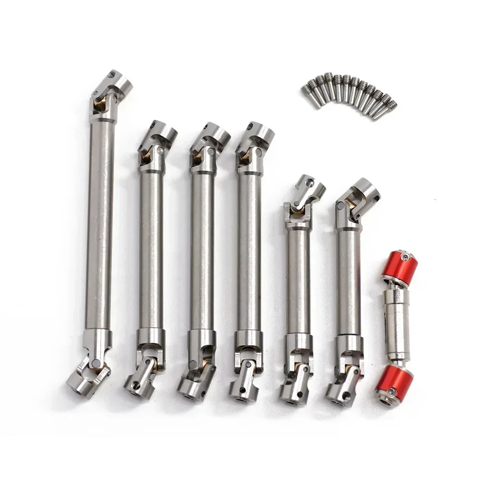 Приводной вал из нержавеющей стали для 1/10 RC Crawler TRX4 TRX6 Axial SCX10 III RBX10 RR10 Wraith Capra D90 RC4WD