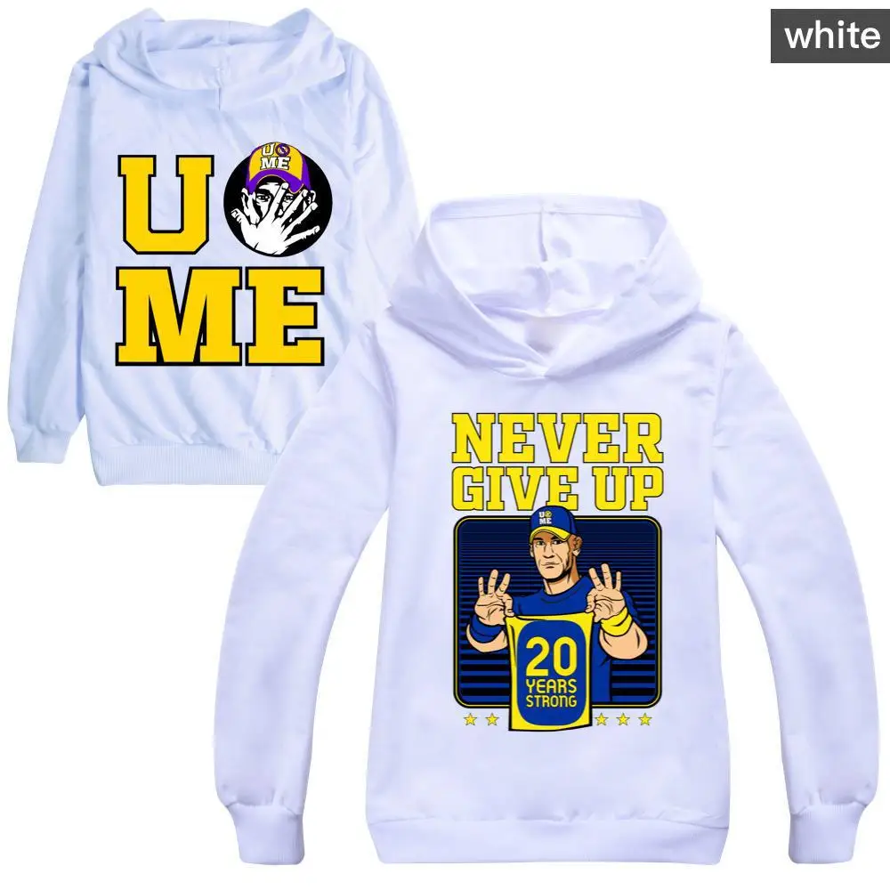 Толстовка с надписью Never Give Up 20 лет