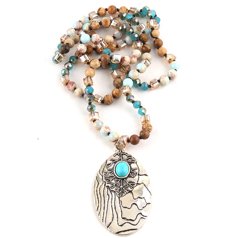 

Ожерелье из бисера, 8 мм, из натурального камня