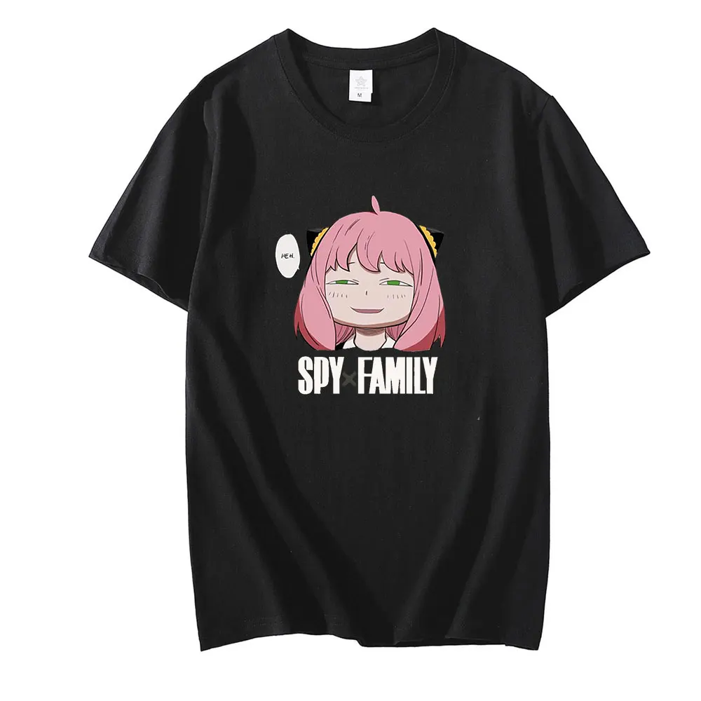 

Japanese Animee Spy x Family Anya Forger T Shirt Men Harajuku Manga Graphic Tees T-shirt Unisex Summer Tops Tshirt Oversized Mal