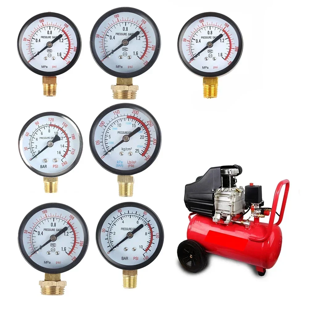 Манометр Y60 0-1 6 МПа 0-230PSI Фильтр для бассейна воды воздушного компрессора Детали