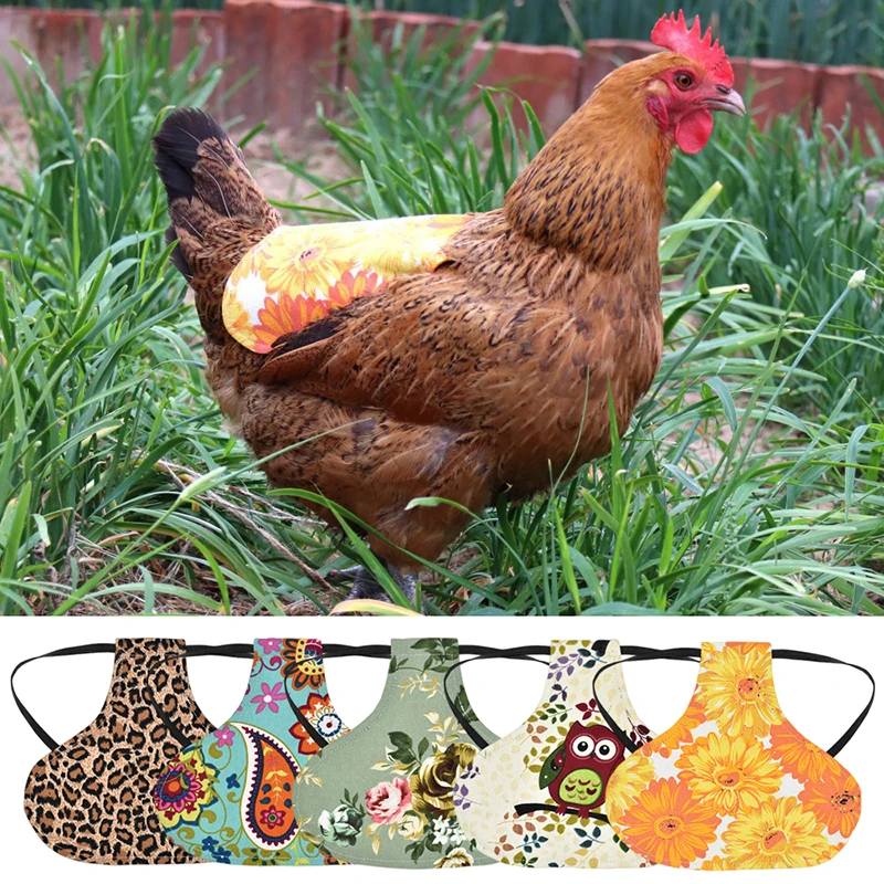 

Single Strap Chicken Apron Waterproof Accessories Poultry Warm Back Protector Feather Growth Chicken Jackets Funny Hen Saddle