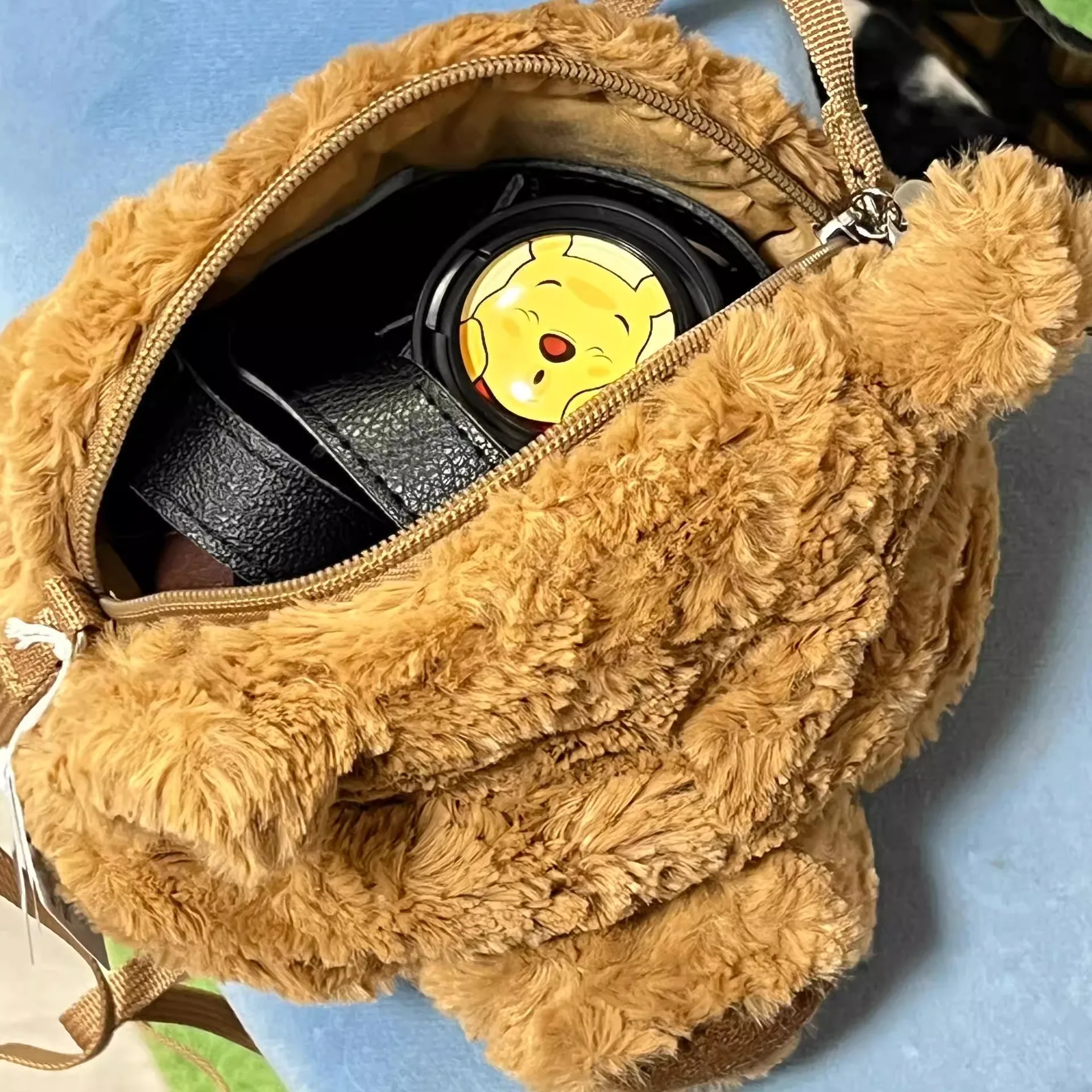 Подходит для mini12 Jellycat сумка хранения камеры с головой медведя брелоков