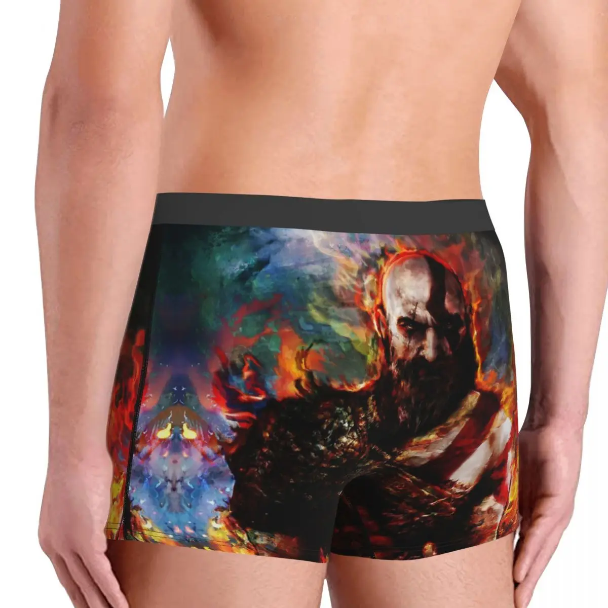 Трусы-боксеры Kratos God of War Game мужские нижнее белье удобные шорты трусы - купить по