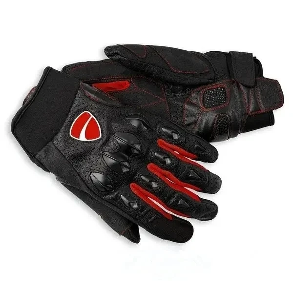 Кожаные Мотоциклетные Перчатки Для Ducati Moto Guantes мотоциклетные локомотивные