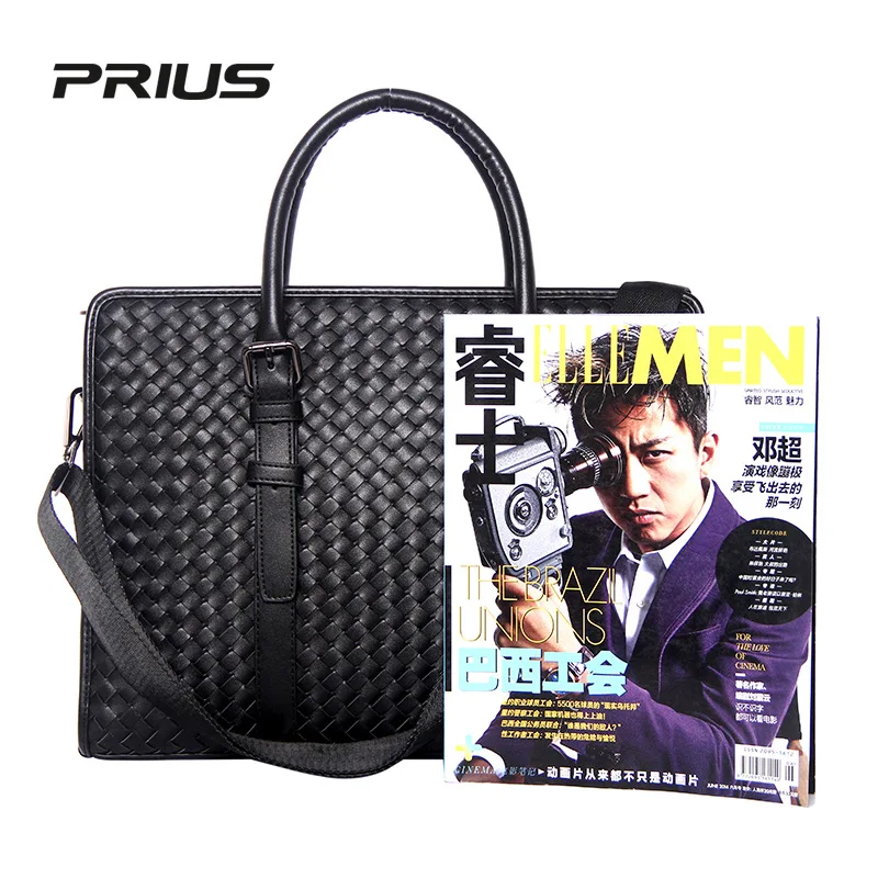 100%  Genuine Leather Men Briefcase Bag Business Handbag Male Laptop Shoulder Bags Tote Computer Natural Skin Men Briefcase
