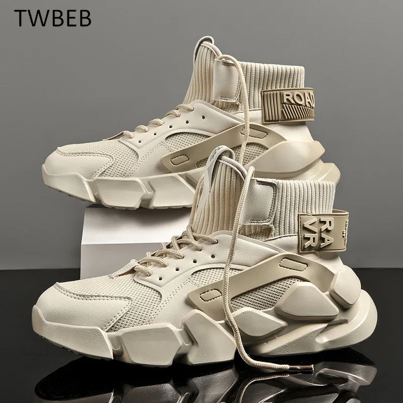 

Мужские кроссовки для баскетбола, дышащие кроссовки на толстой подошве, для бега, фитнеса, занятий спортом на открытом воздухе, 2022