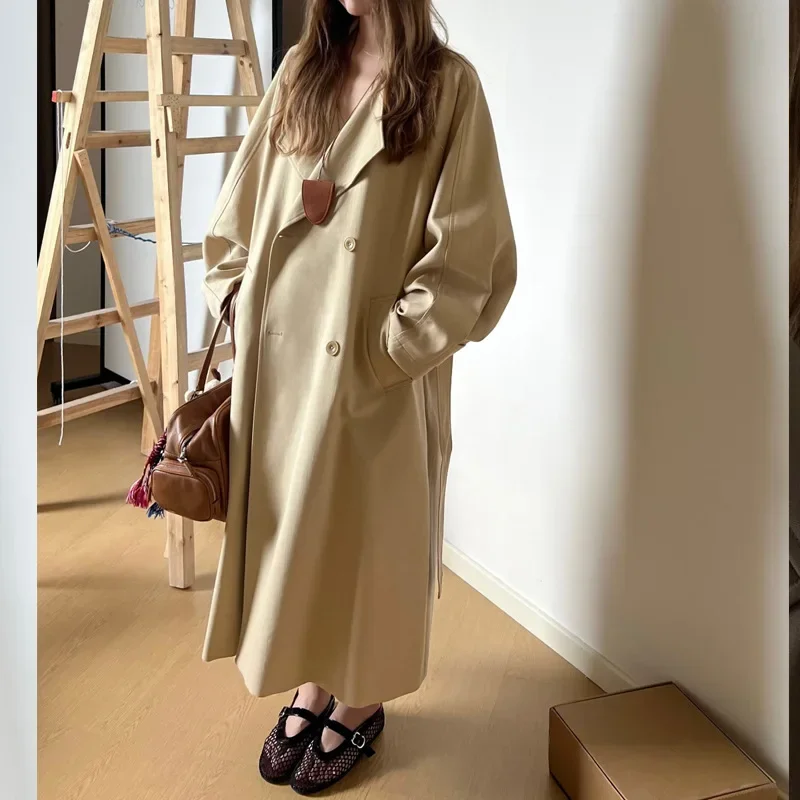 Женская осенняя широкая версия реглан ленивая шикарная шелковая куртка с