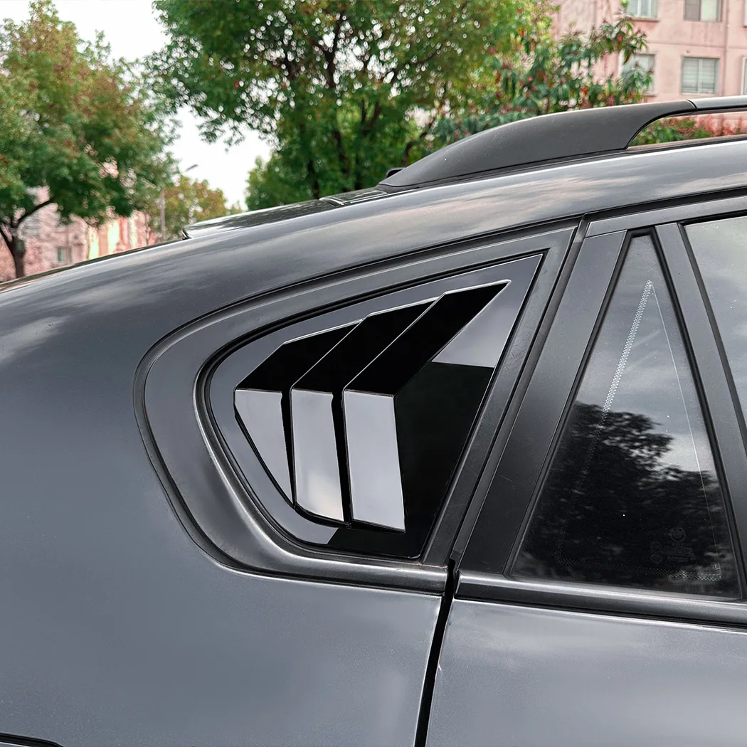 Задний спойлер-жалюзи для BMW X6 E71 E72 2008-2014, треугольные жалюзи в форме плавников акулы, воздуховод для заднего окна (art.: 3920d865aaa76) - 3920d865aaa76