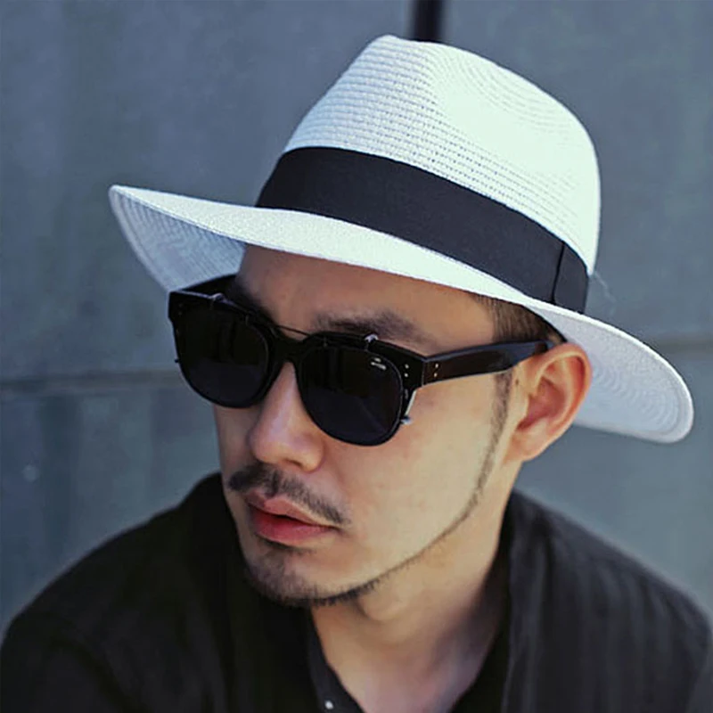 Регулируемая Кепка с защитой от УФ-лучей Классическая Панама шляпа ручной работы