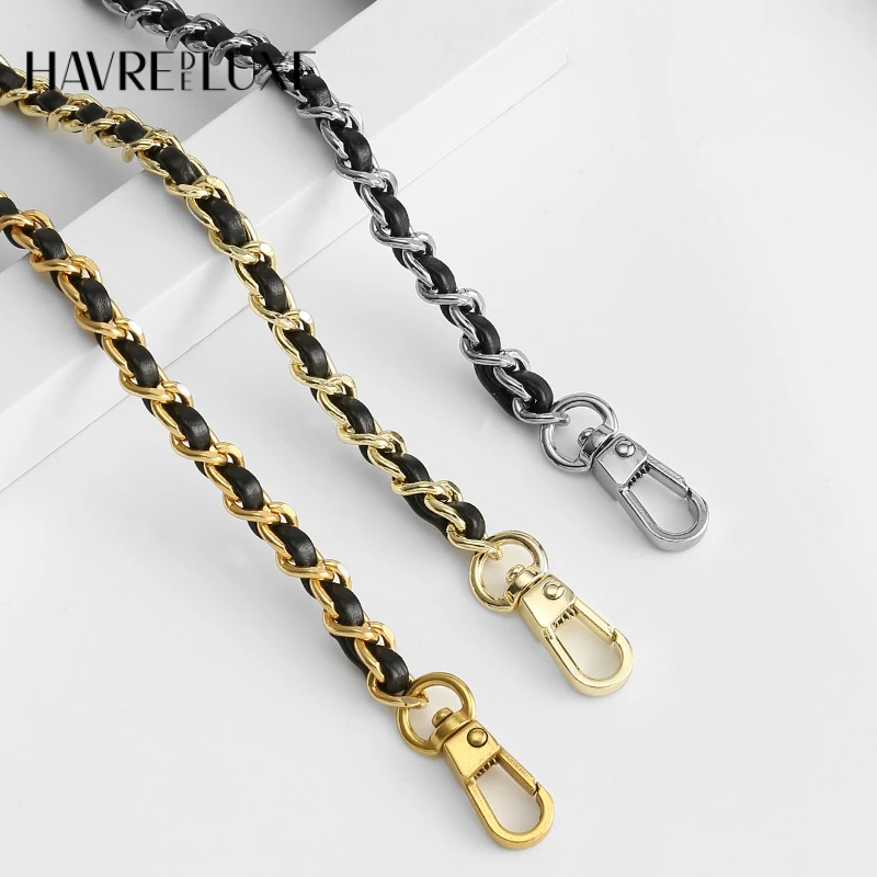 

Classic style bag chain accessories bag strap shoulder strap replacement crossbody backpack for leather bagstrap single-purchase