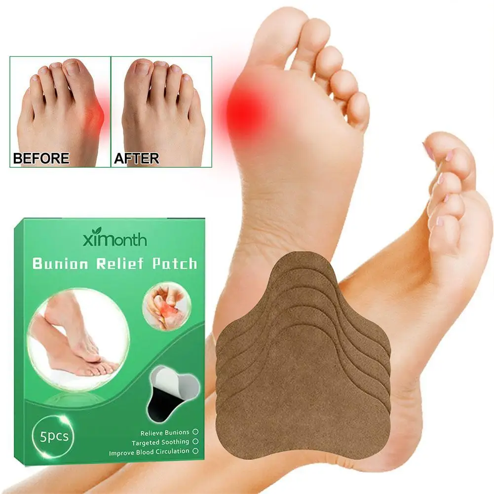 

5pcs Bunion Paste Tape Adhesive Pads Anti-wear Heel Sticker Prevent Blister Foot Pain Relief Reduce Friction Pads Patch