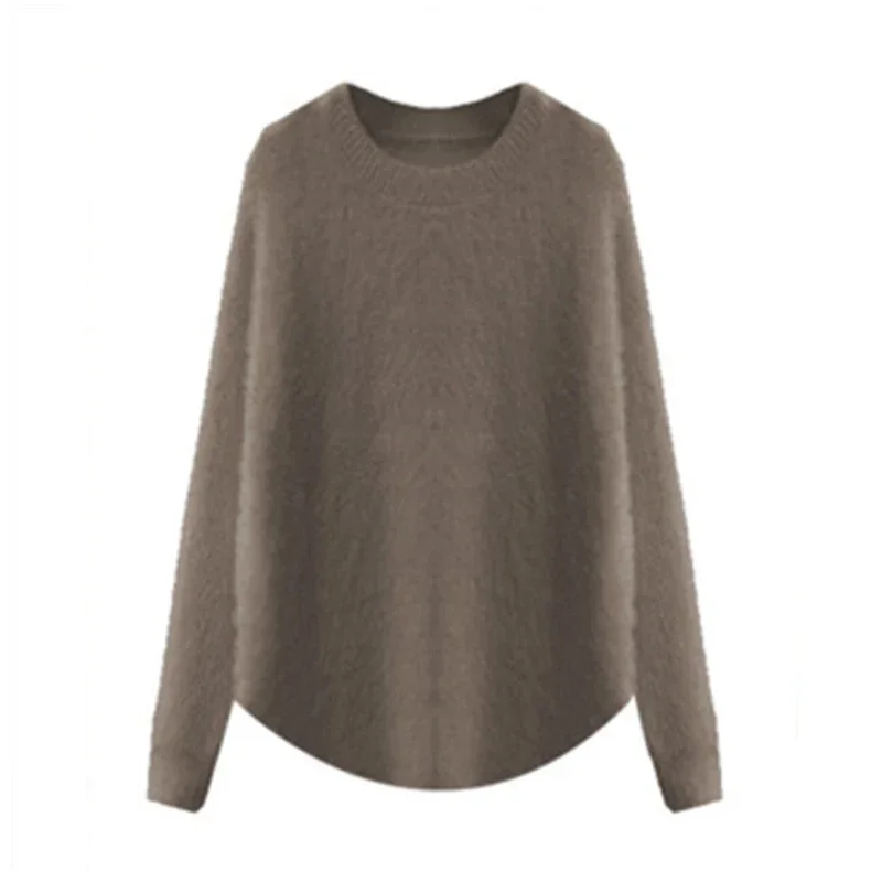 Высококачественный популярный вязаный свитер для женщин осень-зима