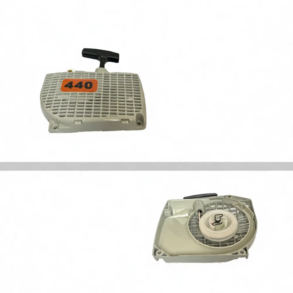 Фото Стартер с тросом для бензопилы Stihl 044 MS440 MS460, запасные части 1128 080 2104, аксессуары для садового инструмента. №5