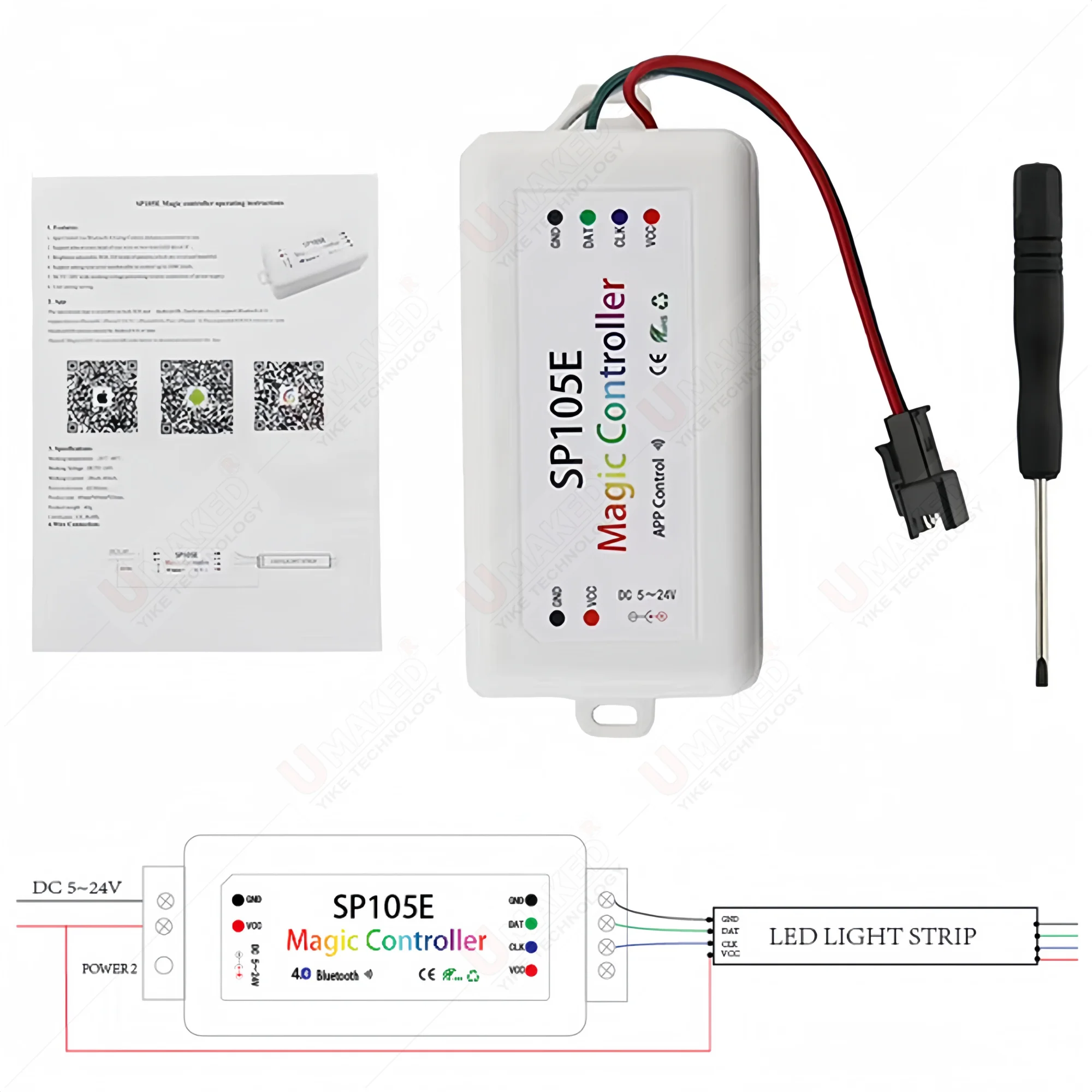 Umaked Sp105E RGB контроллер для светодиодной ленты