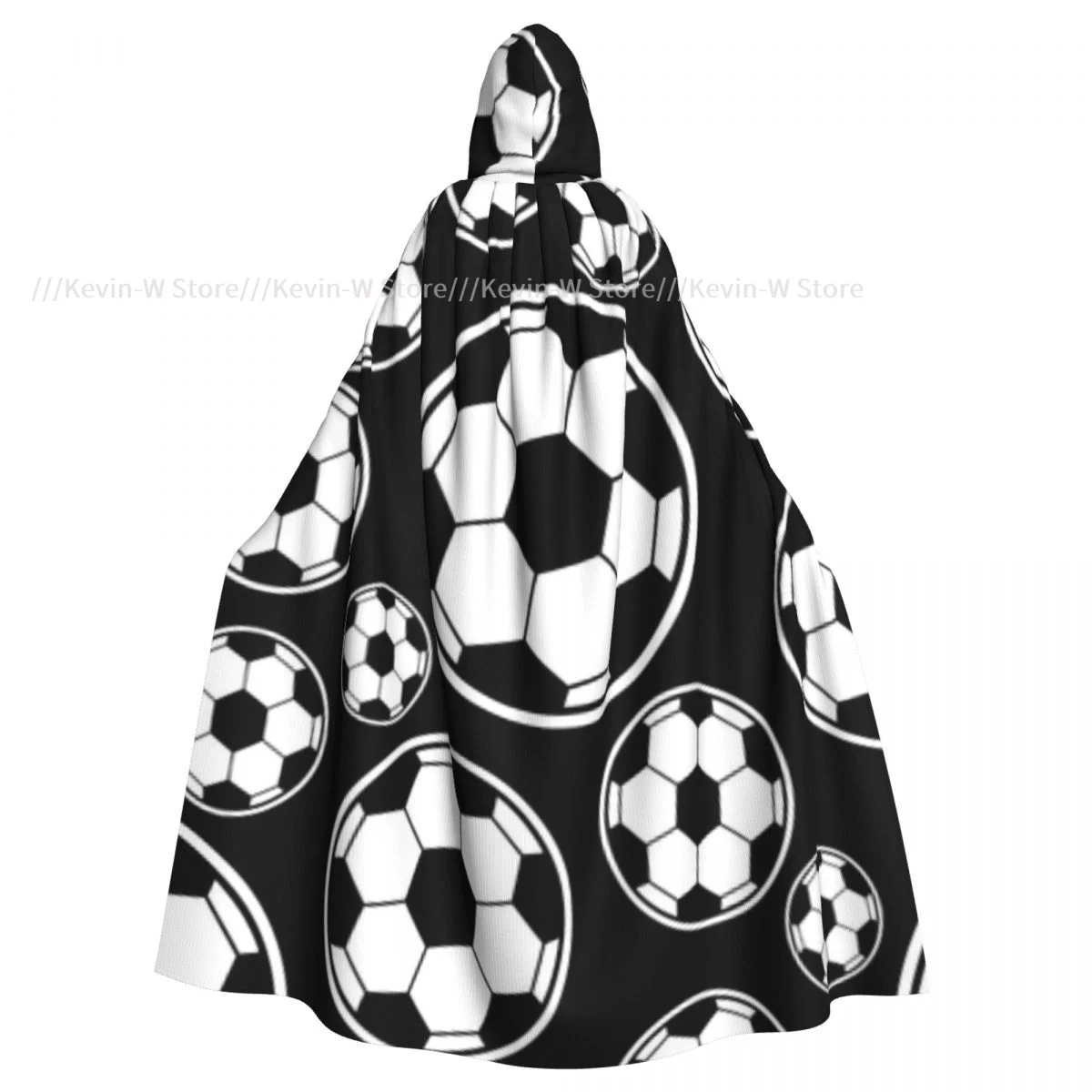 

Накидка с капюшоном, с капюшоном, с рисунком футбольного мяча, накидка вампира, ведьмы, костюм для косплея