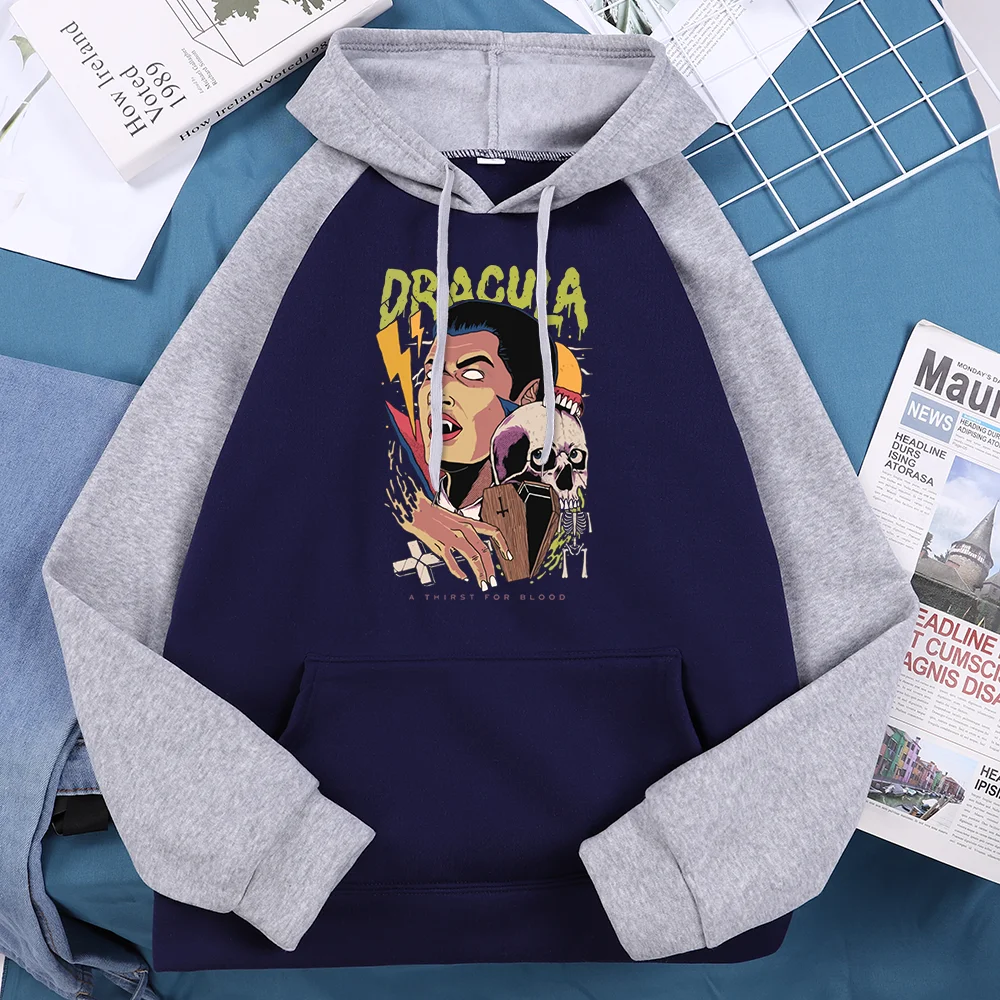 

Мужская Флисовая Толстовка с капюшоном и рукавом реглан, с карманами