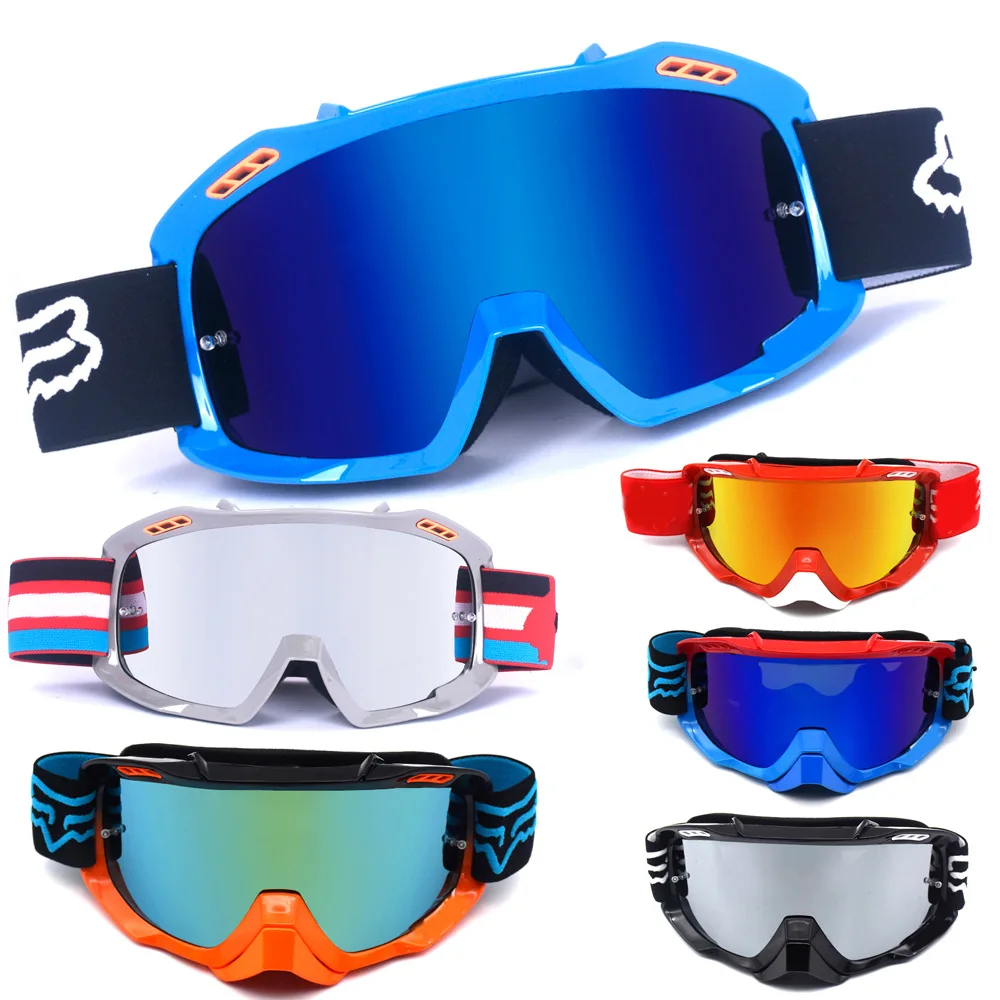 

Sports glasses motorcycle goggles outdoor mountain bike riding goggles cross-country equipment TPU soft frame colorful lenses.