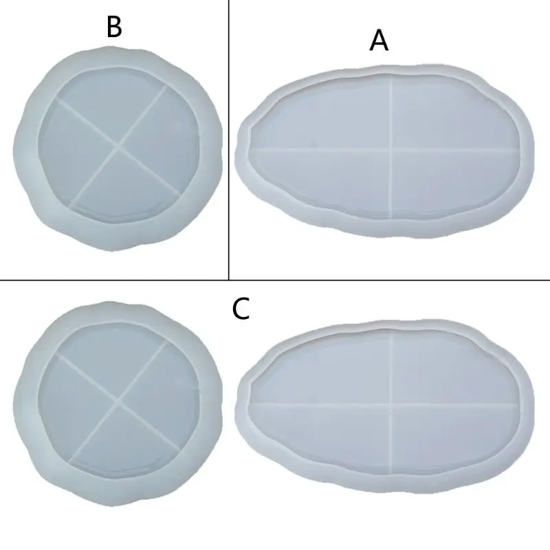 

Silicone Tray Mold for Epoxy Resin Resin Mold with Sturdy Edges for Adult & Kid