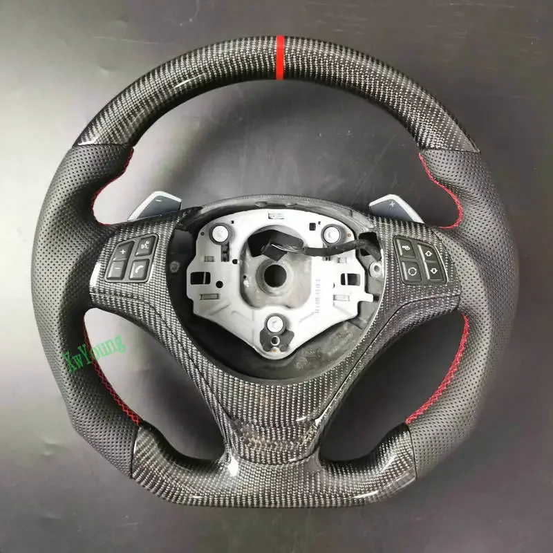 Для BMW E84 E83 E87 E88 E89 E90 E92 E93 (с отверстиями для переключения весла) 100% Настоящее