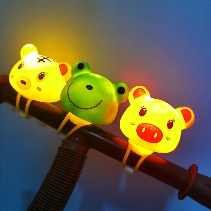 

Mountain Bike Handlebar Decor Bike Accessories Cartoon Animal Bicycle Ring Kids Bike Small Hamster Duck Bell Head Light Bell