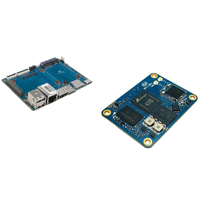 Для Banana Pi BPI-CM4 Amlogic A311D для четырехъядерного ARM Cortex-A73 4G LPDDR4 16G EMMC Minipcie Поддержка -