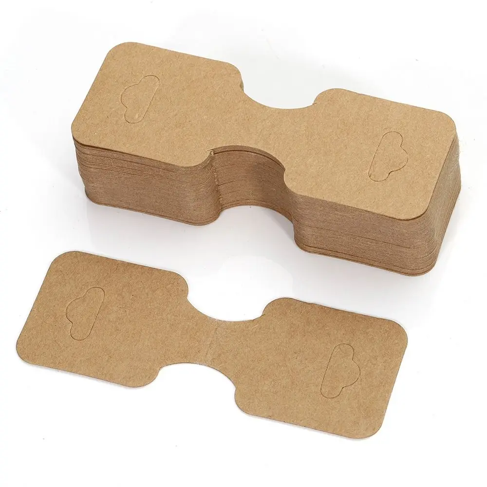 

50 шт. многоцветные бумажные аксессуары для упаковки бижутерии, держатель для витрин, картонная повязка на голову, веревка для волос, подарочная упаковка