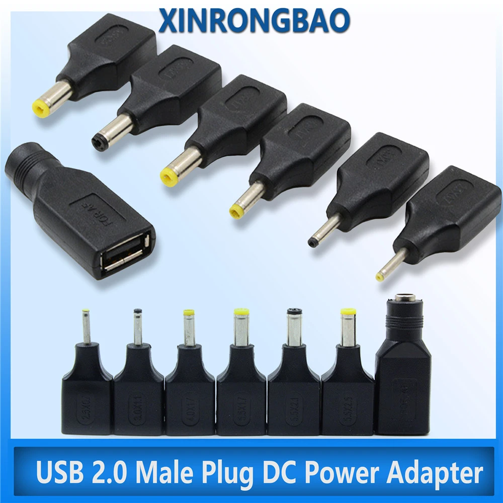 

Адаптер питания для ноутбука, разъем постоянного тока, USB разъем «Мама»-«папа», DC25 * 07/30*11/55*25 мм, разъем для зарядки ноутбука Lenovo, Asus