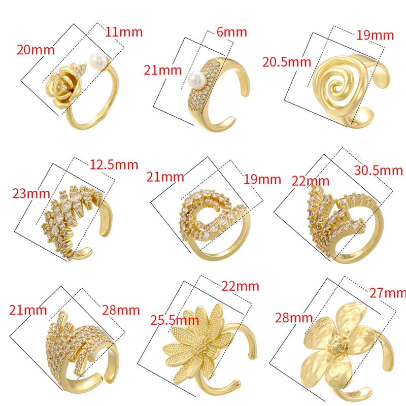 Женское кольцо ZHUKOU