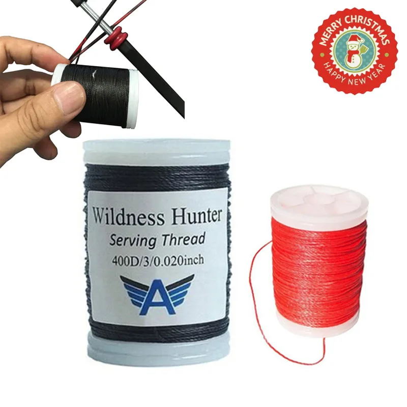 

120m/Roll Archery Bowstring Serving Thread 0.02" Thickness 400D Serving for Various Bow string Archery Supplies Protect String
