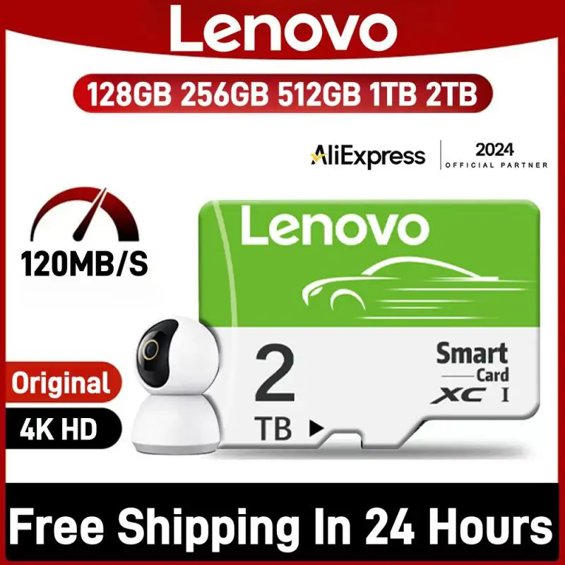 Оригинальная карта памяти Lenovo 2 ТБ 1 Micro TF SD TF/SD 128 ГБ 256 512 Мини класса 10 для