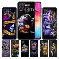 marvel avengers thanos for oppo gt master find x5 x3 realme 9 8 6 c3 c21y pro lite a53s a5 a9 2020 black phone case cover coque