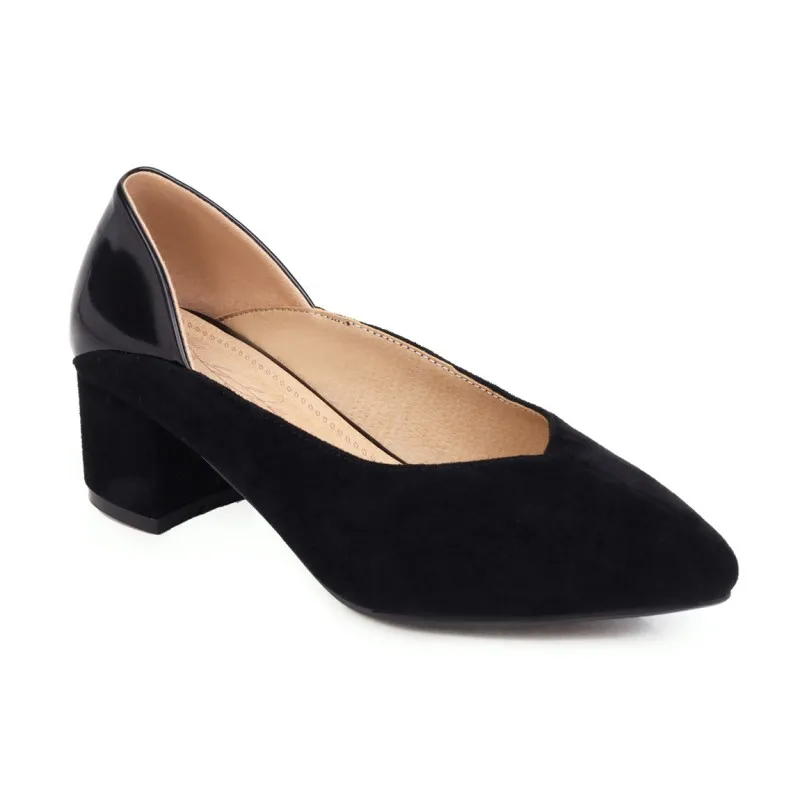 

Oversize Large size Big SizePointed single shoes ladies high heels women shoes woman pumps