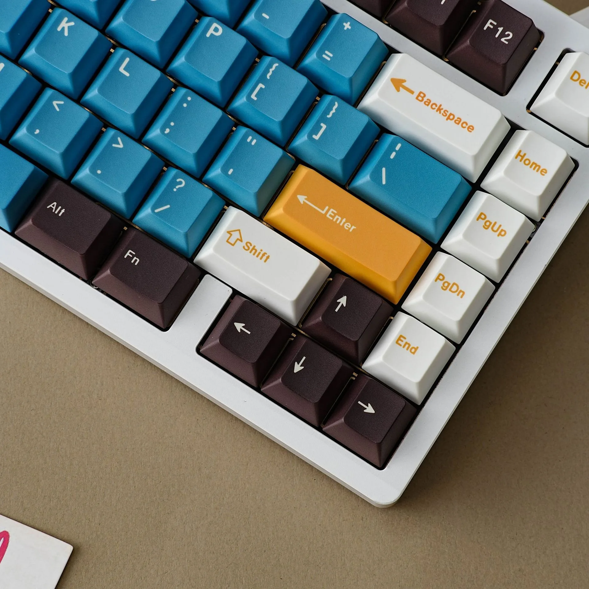 Фото Клавиши для механических клавиатур (Hebrew, Russian, German, Spanish, French, Abnt2, UK, Japanese, Korean) Cherry Profile PBT Keycap 7U ISO Enter №5